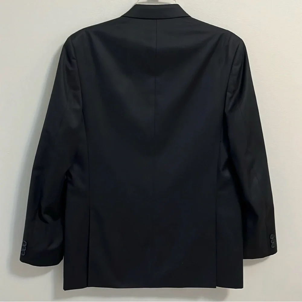 Joseph & Feiss blazer suit jacket coat boys size 20 black 2 button long sleeve - Picture 10 of 12